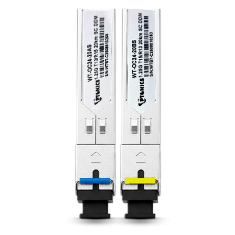 SFP 1.25G,1310/1550NM,20KM, SC